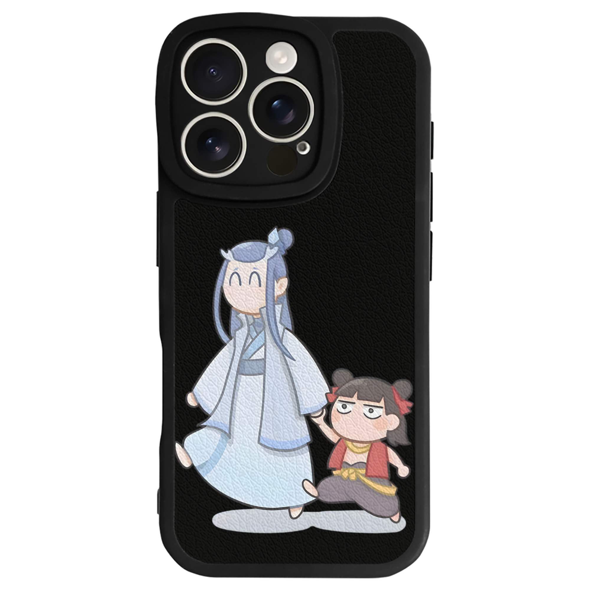 （画像用） Ne Zha 2 ナタ 魔童の大暴れ 【iPhone 16シリーズ対応】シリコンスマホケース（レザー調） 材質：シリコン